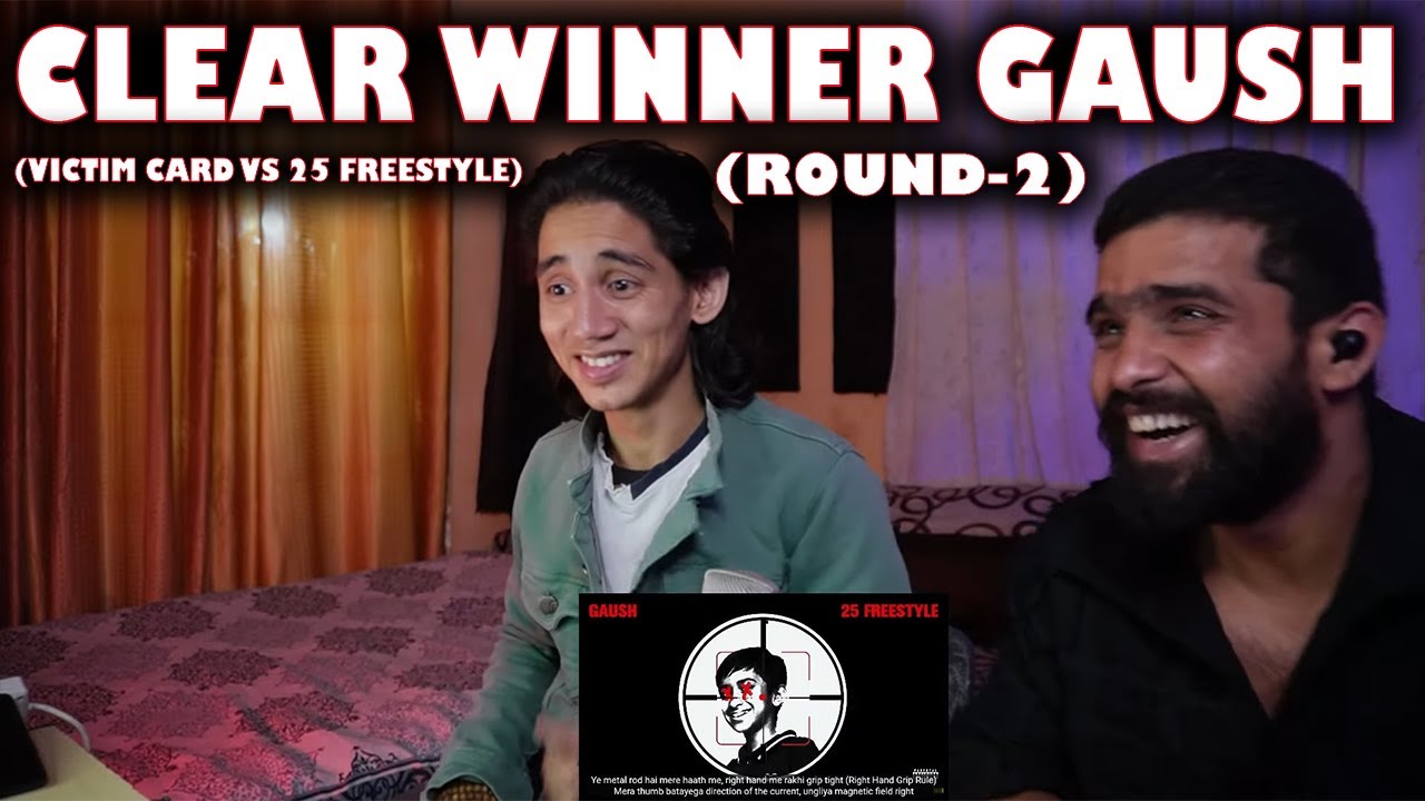 GAUSH VS UDAY BEEF | VICTIM CARD | FREESTYLE 25 | REACTION | TEEN SAMBHAVNA