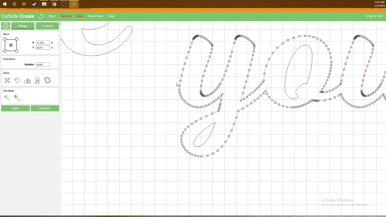 Designing with Carbide: Text Sign