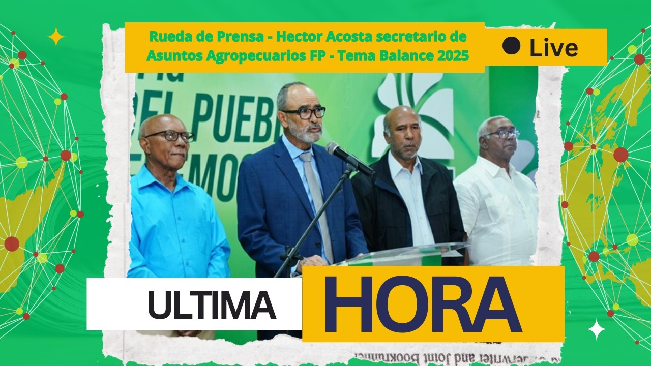 Rueda de Prensa - Hector Acosta secretario de Asuntos Agropecuarios  FP - Tema Balance 2025
