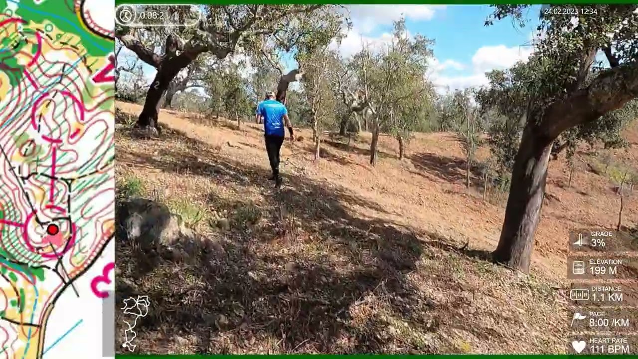 Headcam Orienteering #18-Mediterranean Orienteering Ch./M21E - Middle/24.02.23/Santiago do Cacém,POR