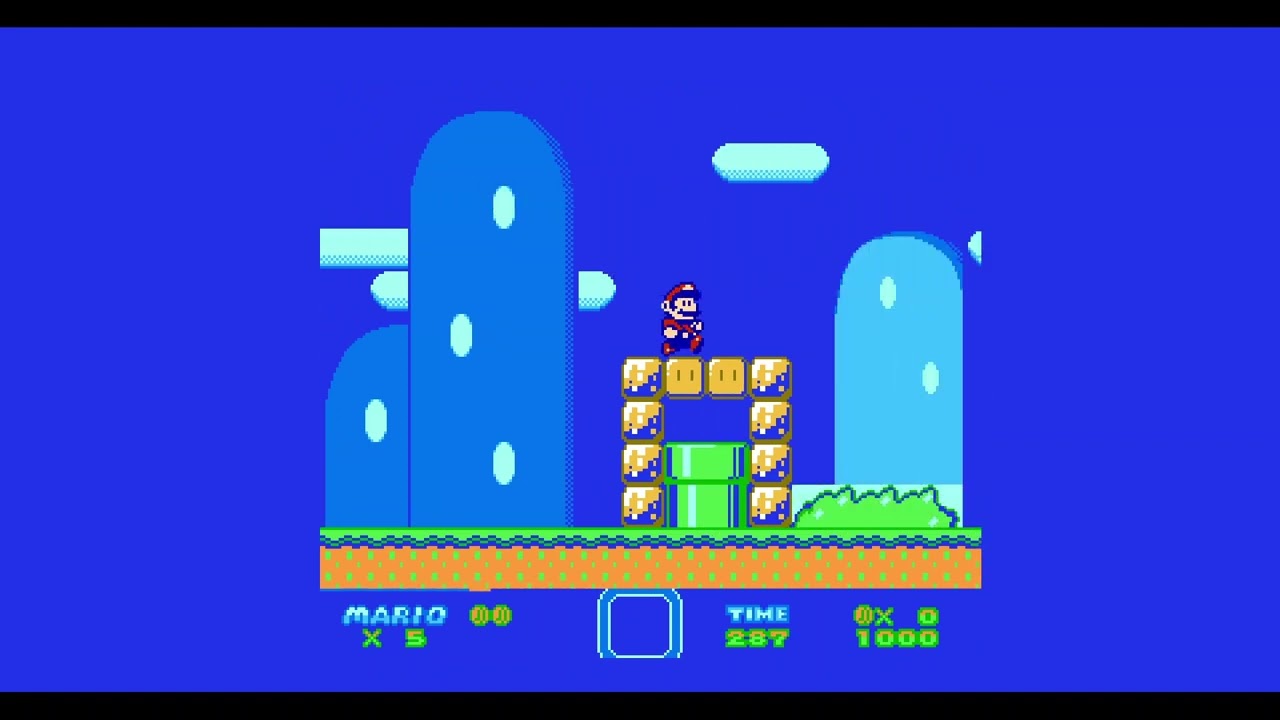 Super Mario World NES Improvement v1.3 - Yoshi's Island 1