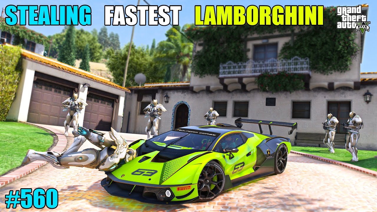 GTA 5 : MICHEAL STEALING THE LAMBORGHINI FASTEST SUPERCAR | GTA 5 GAMEPLAY #560
