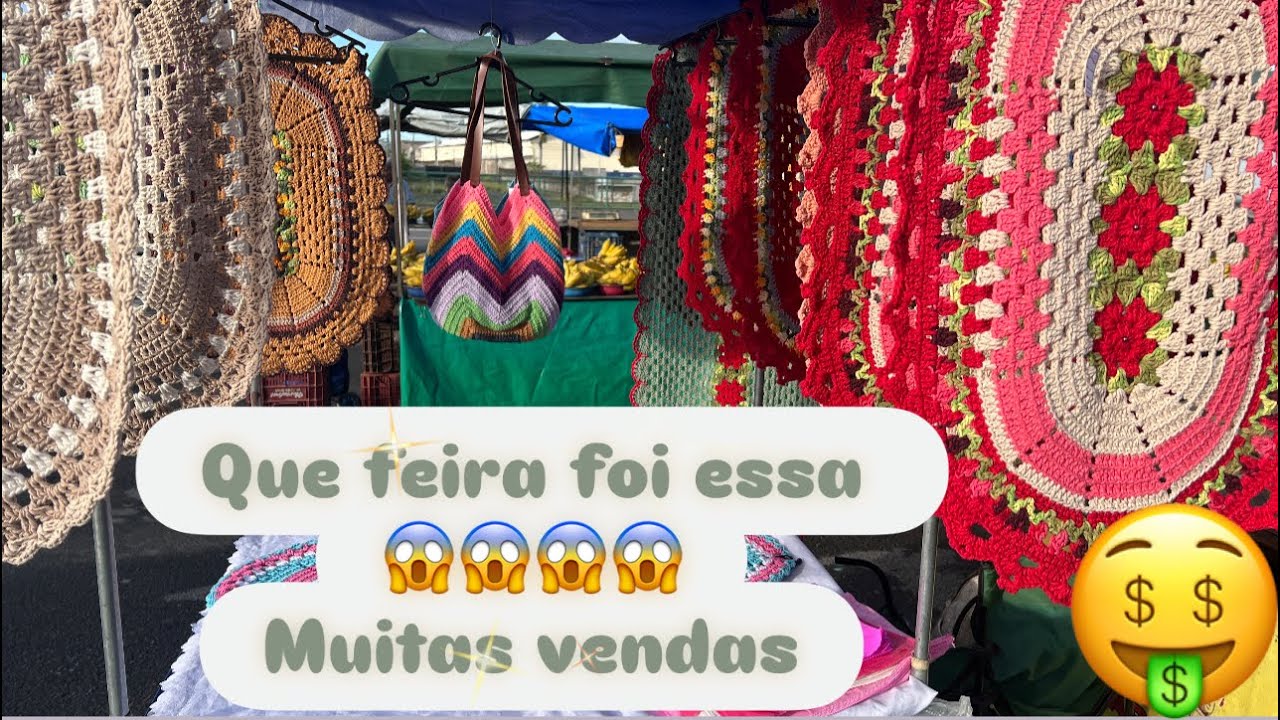 Arrasei nas vendas 🥳🥳 #feiralivre #vlog venham conferir 