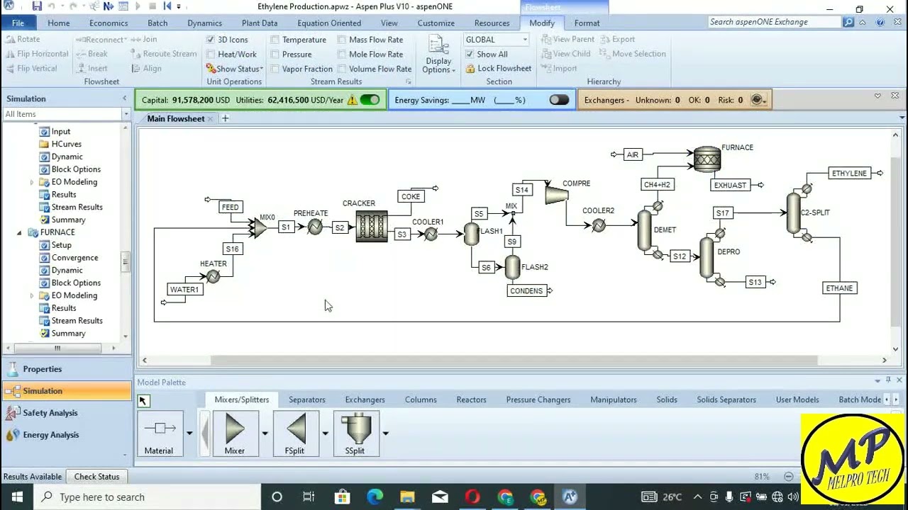 Ethylene Production From Ethane
