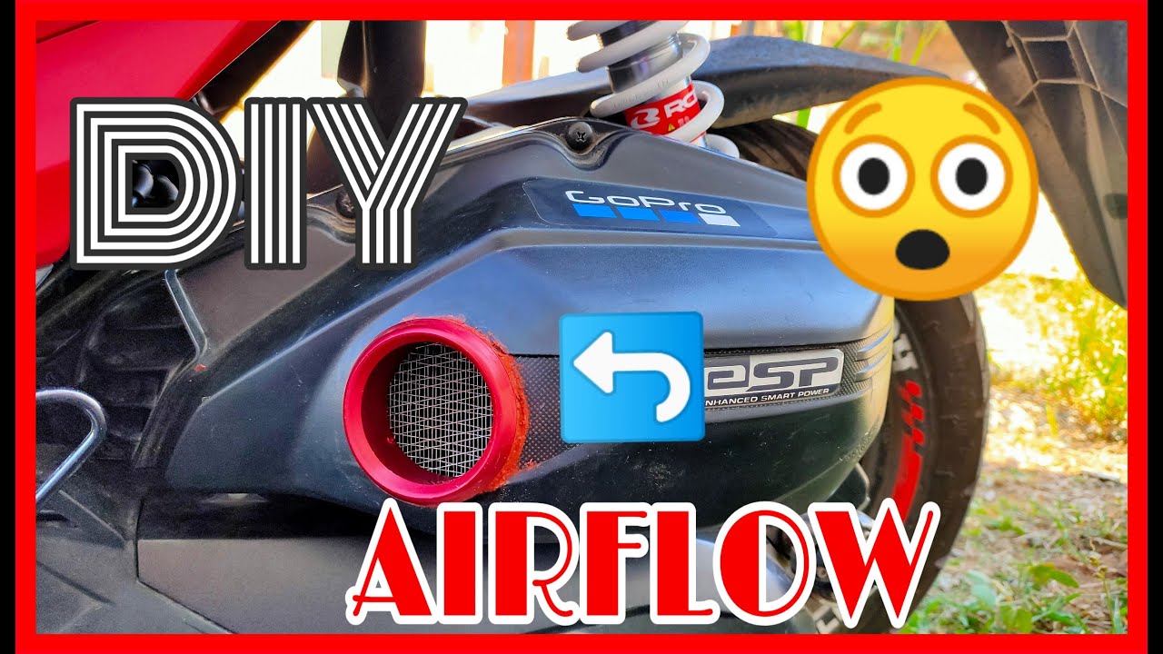 DIY Boost Airflow on Airfilter cover | Honda Click |