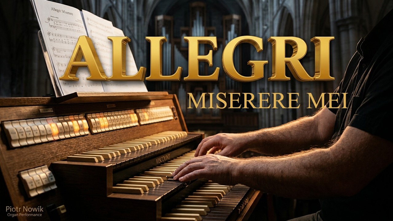 🎼 Allegri: „Miserere mei” on the Viscount Sonus 60 organ