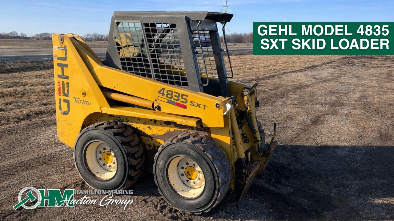 Gehl Model 4835 SXT Skid Loader Selling At Auction