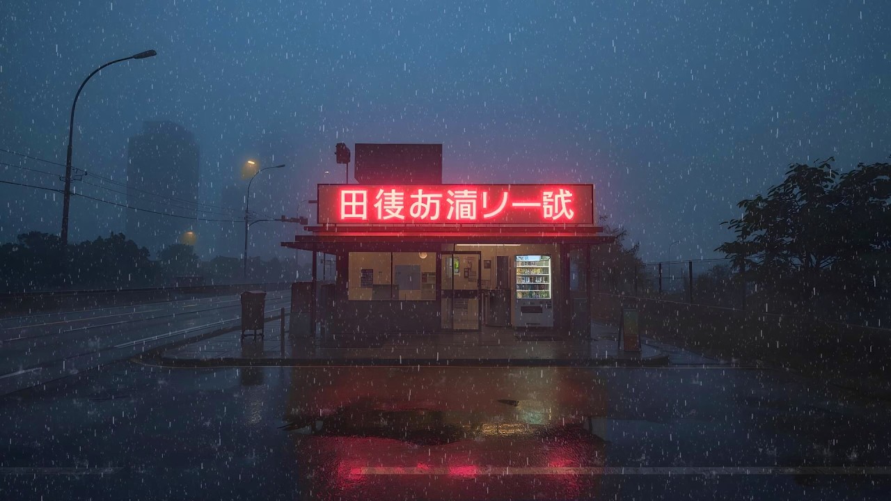 Rain Outside, 80s Café Inside 📼 Tokyo Nostalgia Lofi