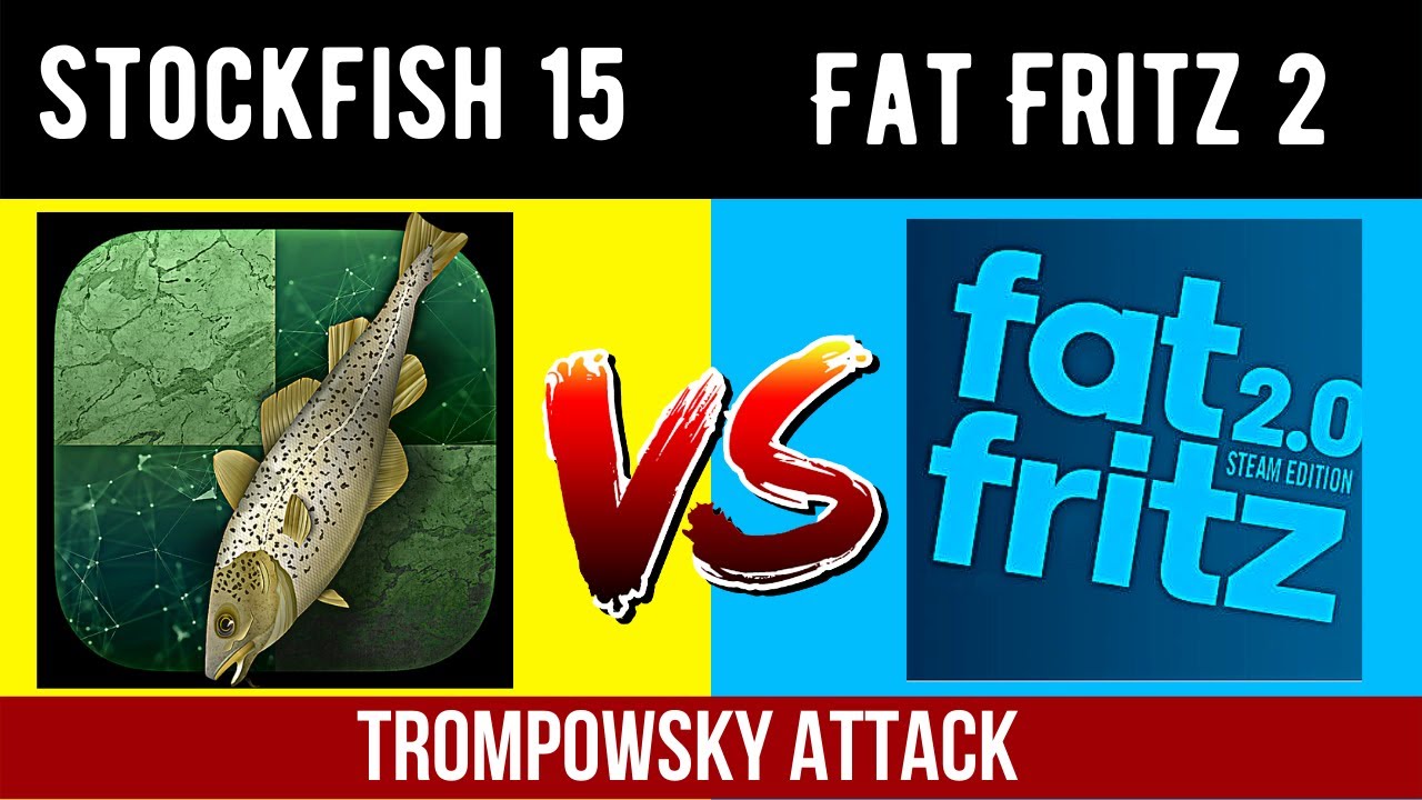 Stockfish 15 vs Fat Fritz 2 (в SF) - Trompowsky Attack - Chess Engines Games, Chess Games Battle