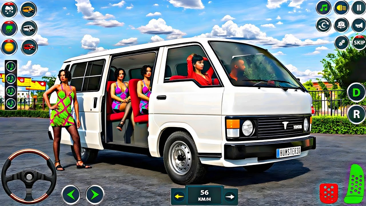 Real Minibus Passenger Transport Journey 🚐 | Realistic Minibus Driving Simulator Android