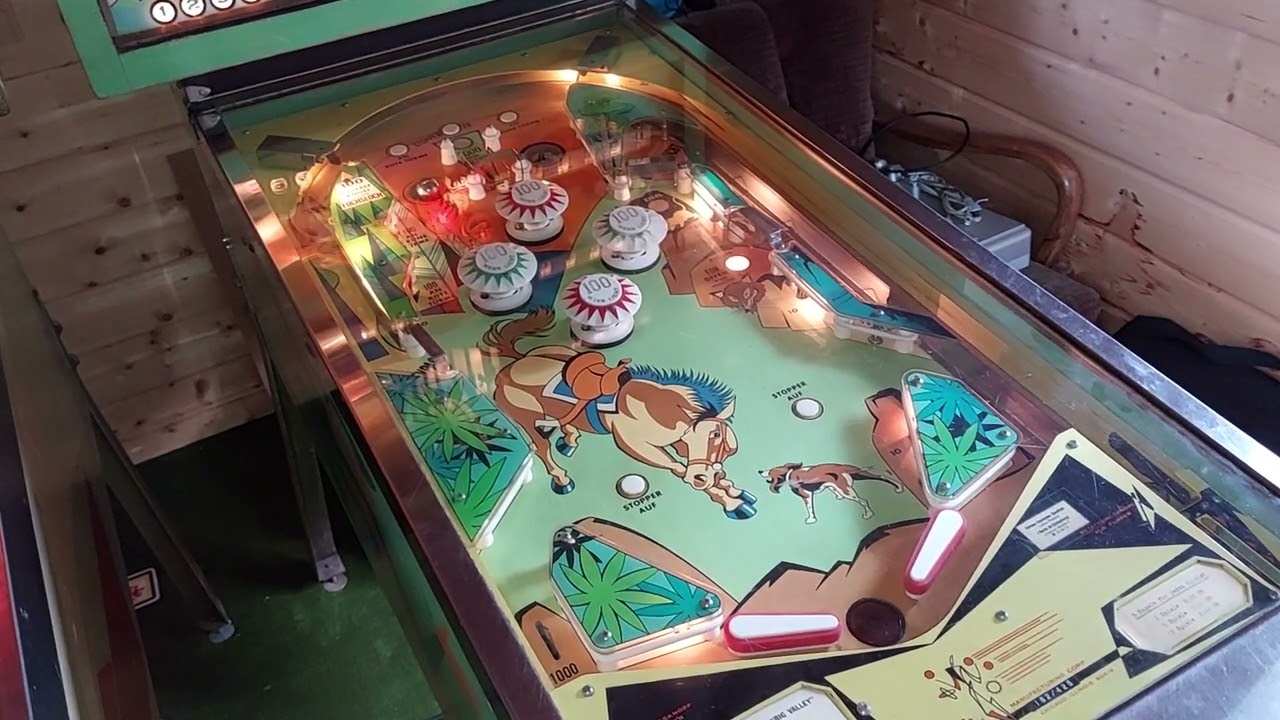BIG VALLEY pinball machine from Bally (05/1970) in Gameplay