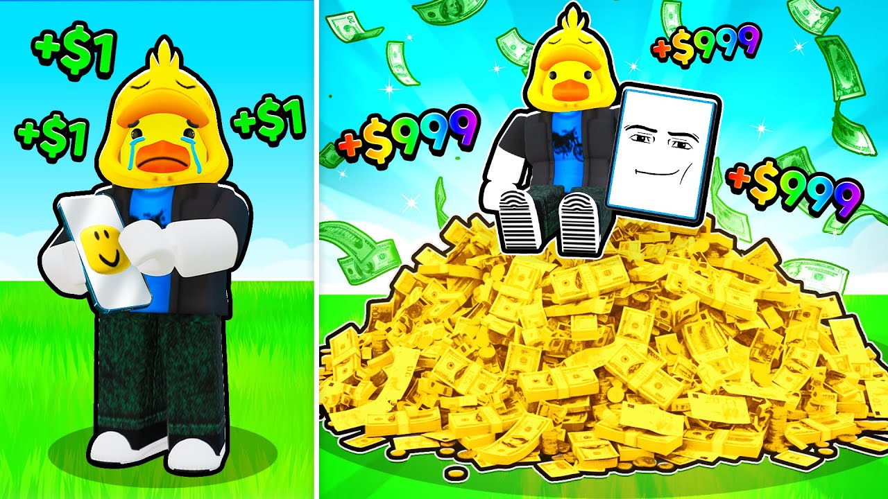 I Made $82,308,409 by Tapping in Roblox Tap To Get Rich!