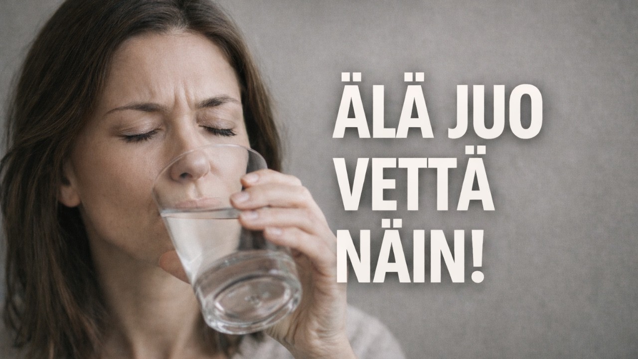 Juotko vettä VÄÄRIN? 5 virhettä, jotka vahingoittavat munuaisiasi.
