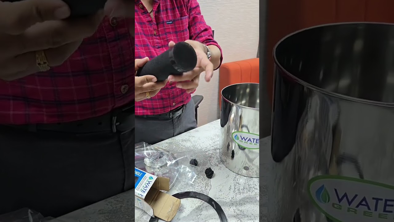WATER GREEN STAINLESS STEEL GRAVITY WATER FILTER WITH CARBON CANDLE ASSEMBLY ( BBHOME)