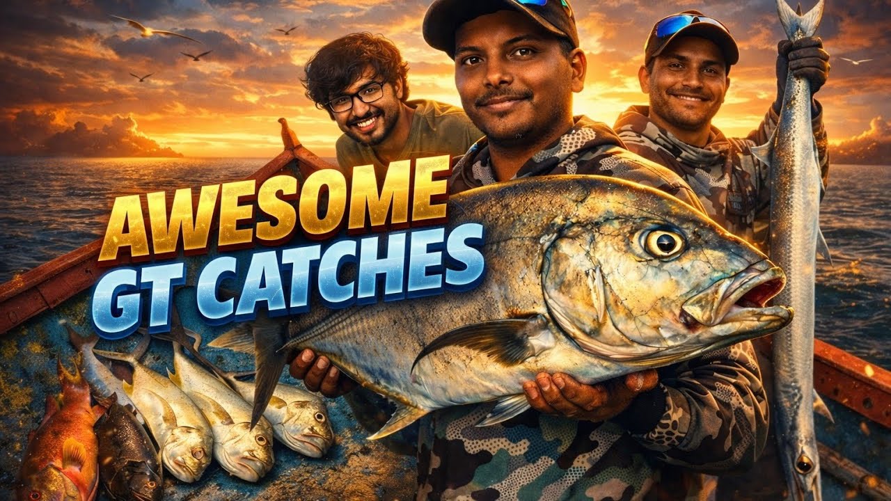 AWESOME GT CATCHES 🔥 | Andaman Epic Fishing Adventure | Barramundi Seekers 