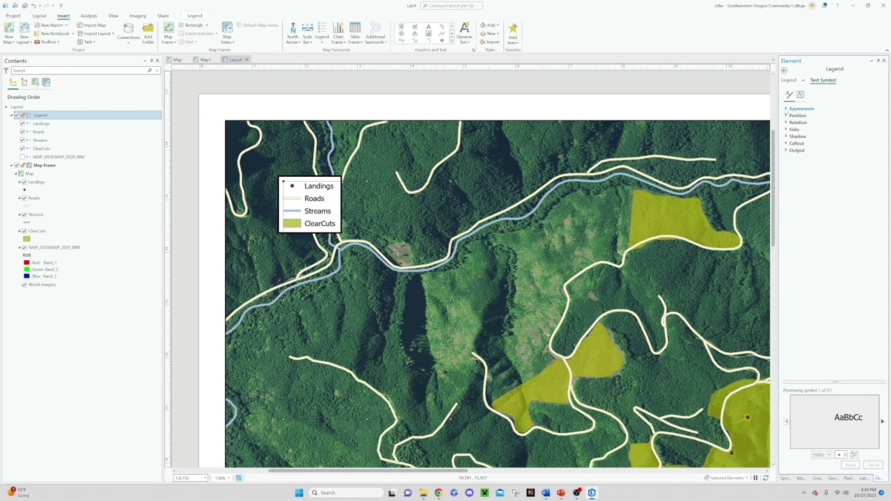 Add and Edit a Legend in ArcGIS Pro
