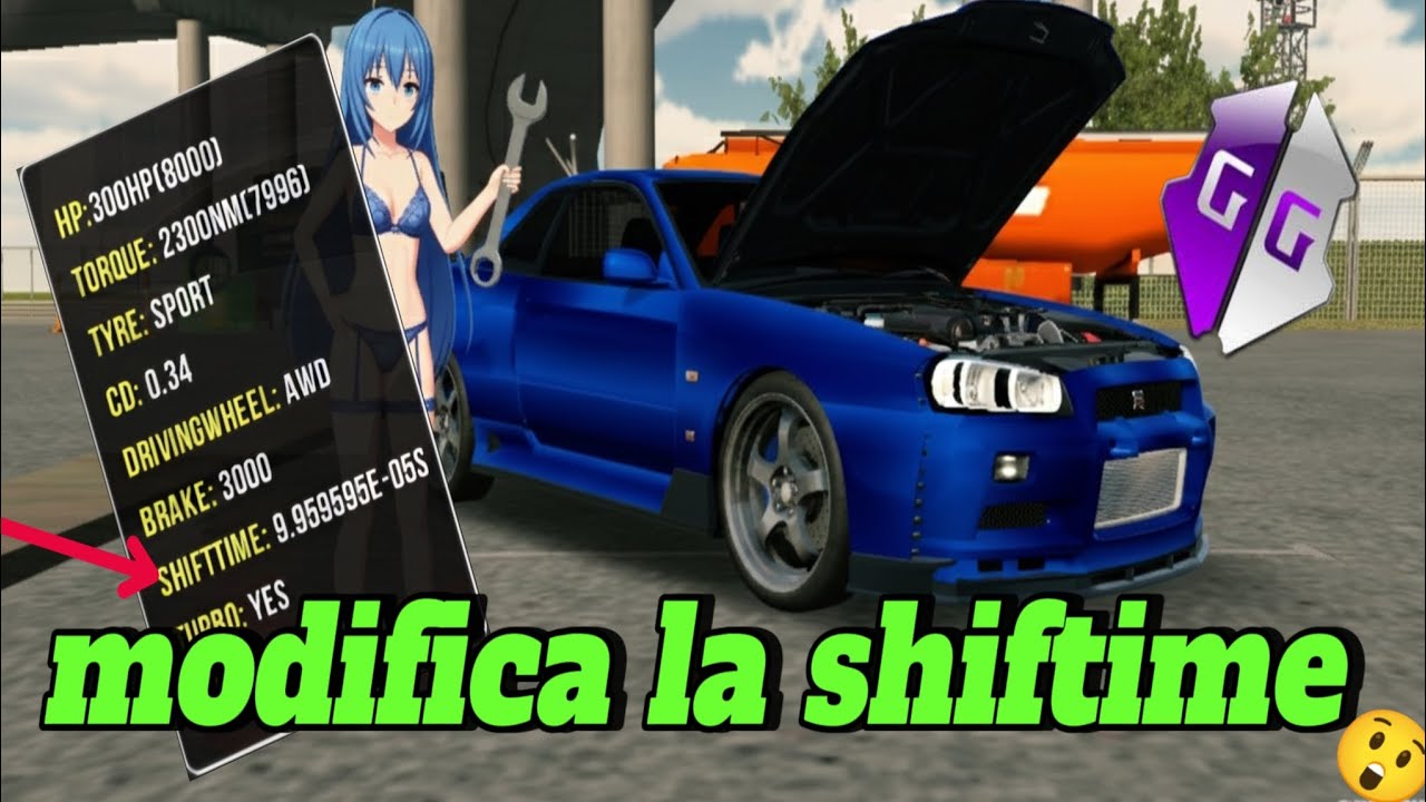 como modificar shiftime en car parking