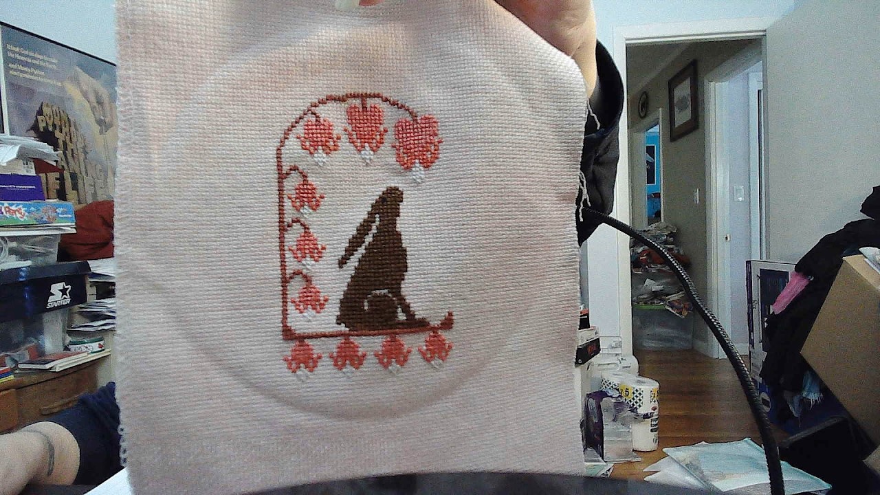 FlossTube #129 Lots of progress on Full-Coverage WIPs #crossstitch #flosstube