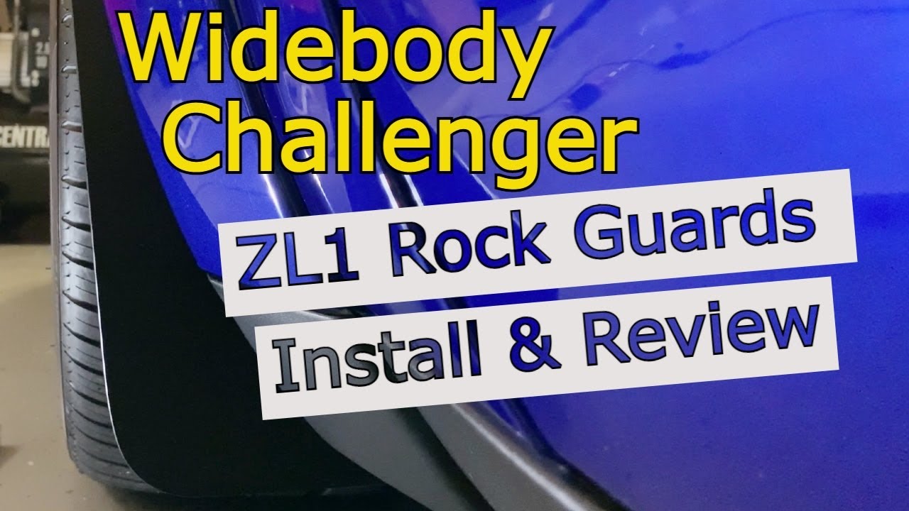 Dodge Challenger Widebody ZL1 Rock Guards Install and Review