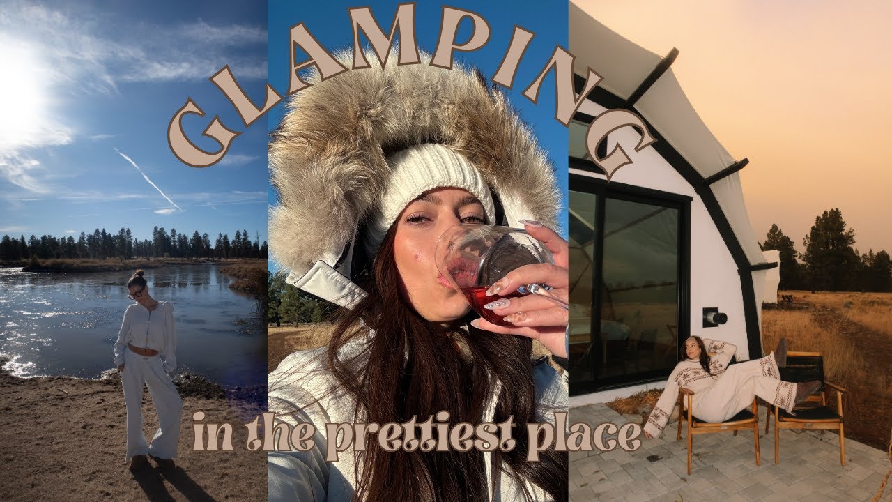 come GLAMPING with me!! (weekend vlog!)