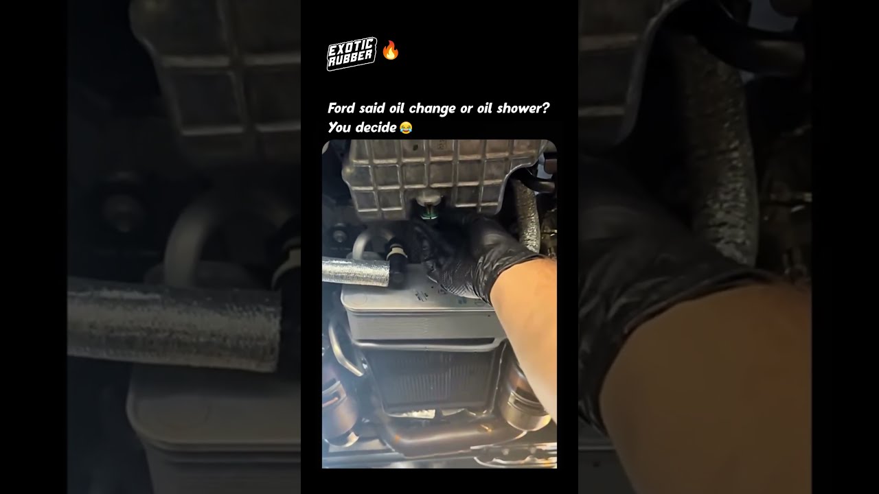 Ford's new oil drain system is horrible