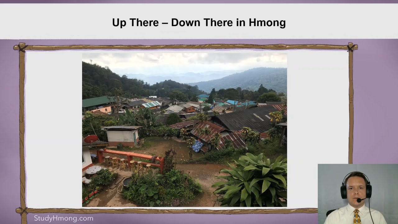 Learn Hmong - Up There - Down There - Hmong Directional Words