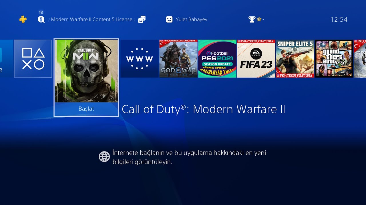 PS4 9.00 Call of Duty  Modern Warfare II
