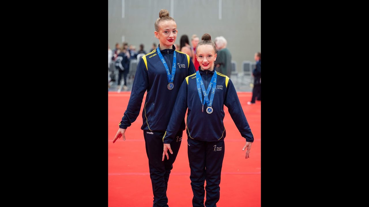 Betty and Emma @ South Tyneside Acro Cup 2023 - Grade 5 Women's Pair - Balance