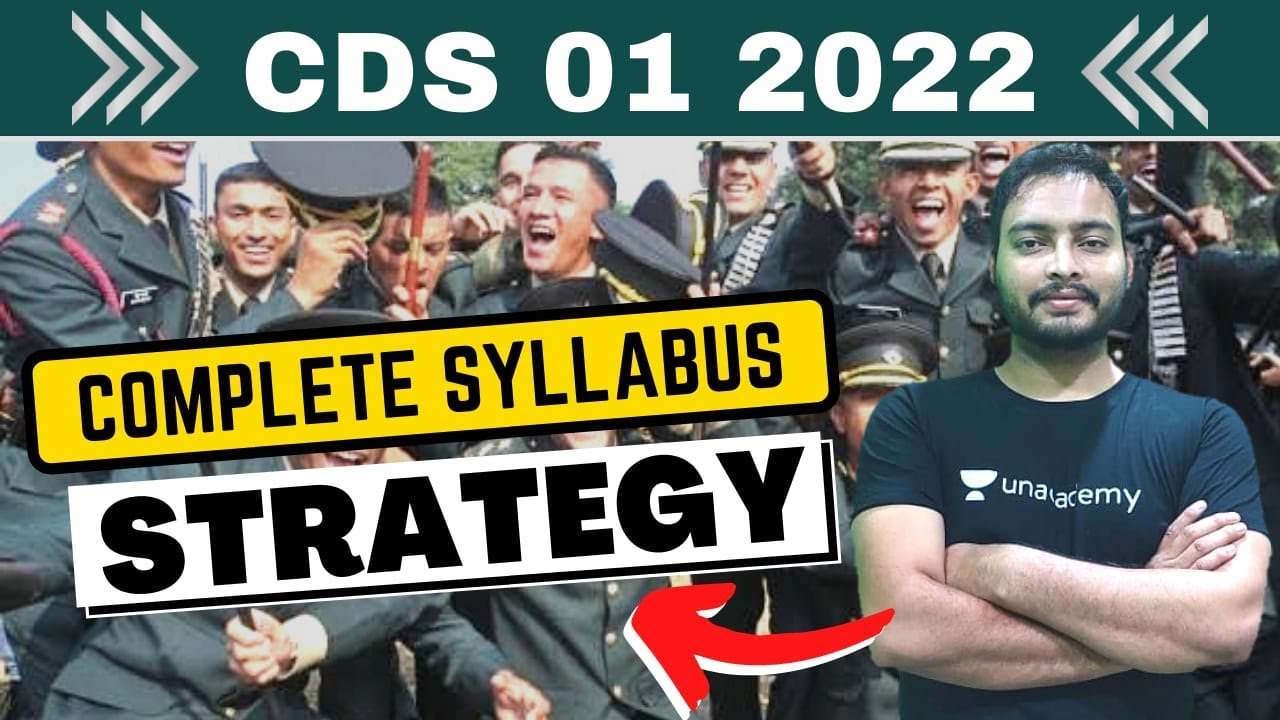 CDS 01/2022 | Syllabus and 50  days Study Plan | Career Study | Sandeep Sir |
