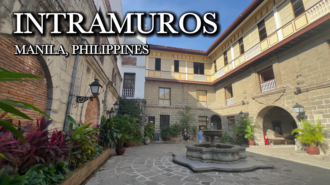 Intramuros, Manila 2026 Walk Tour | Philippines 🇵🇭 | 4k - 60 fps