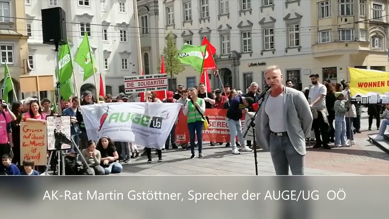 MAYDAY 2023  Rede von Martin Gstöttner