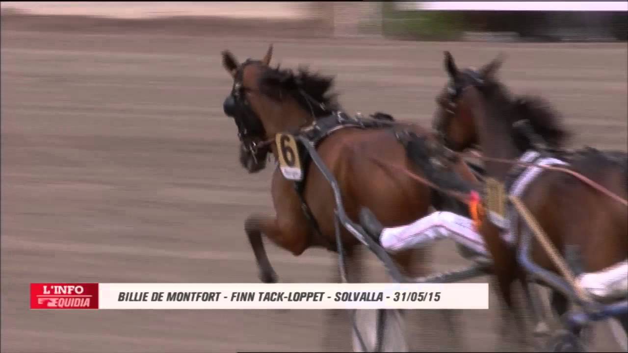 Billie de Montfort - Finn Tack-Loppet - Solvalla - 31/05/2015
