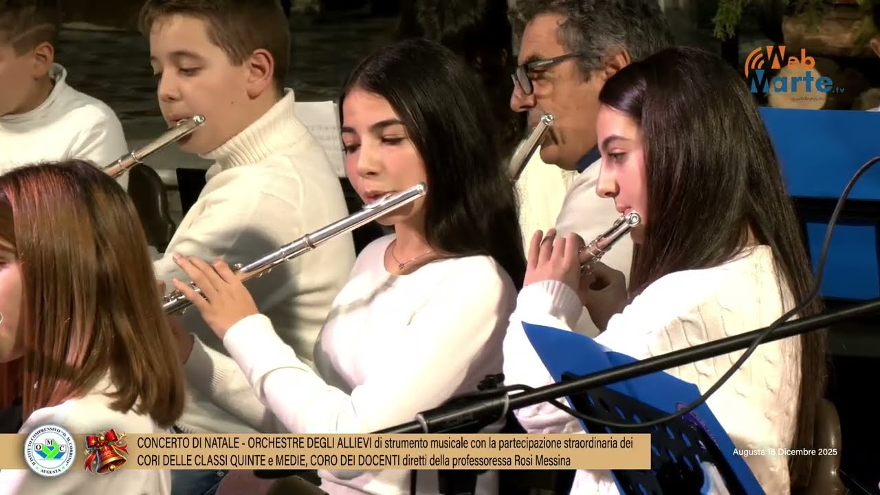 Augusta | Concerto di Natale Istituto comprensivo “Orso Mario Corbino”