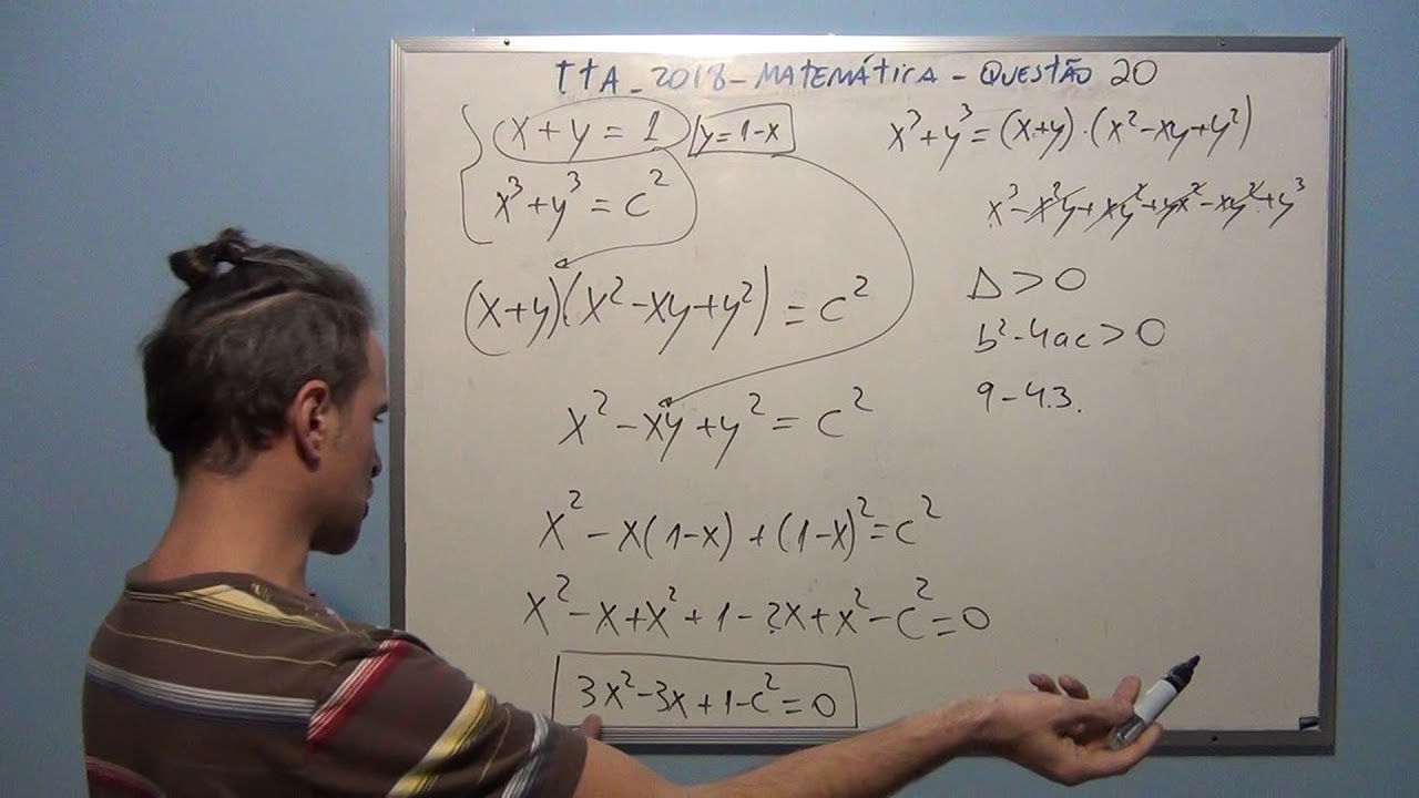 ITA MATEMÁTICA 2018 QUESTÃO 20