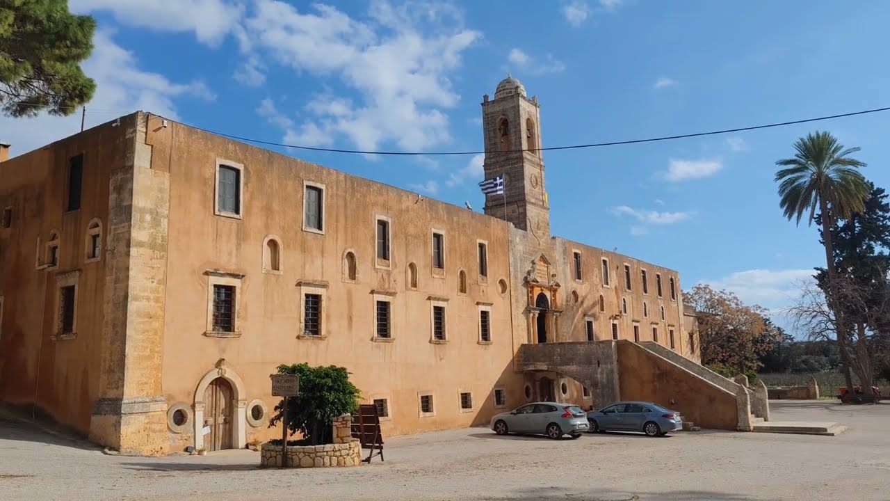 Kreta , Crete , Chania - Das KLOSTER Agia Triada, the Agia Triada Monastery , its amazing beautiful!