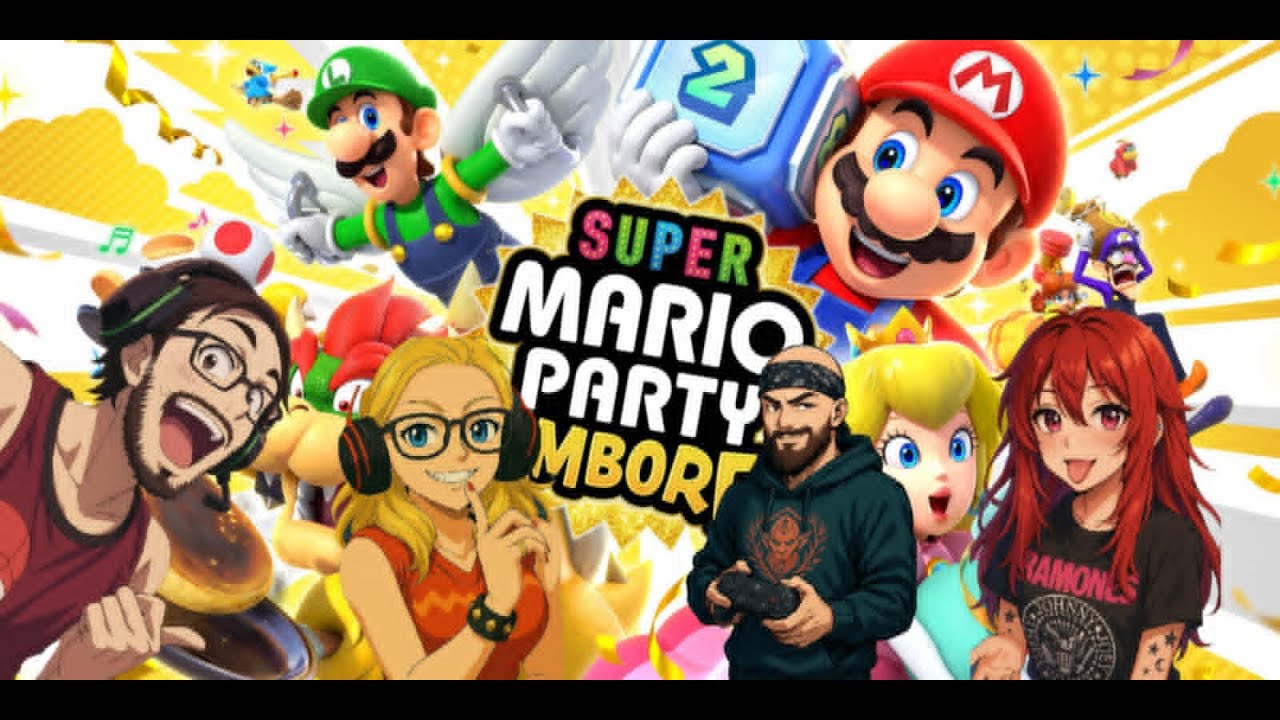 4 Player Mario Party Jamboree GamePlay!