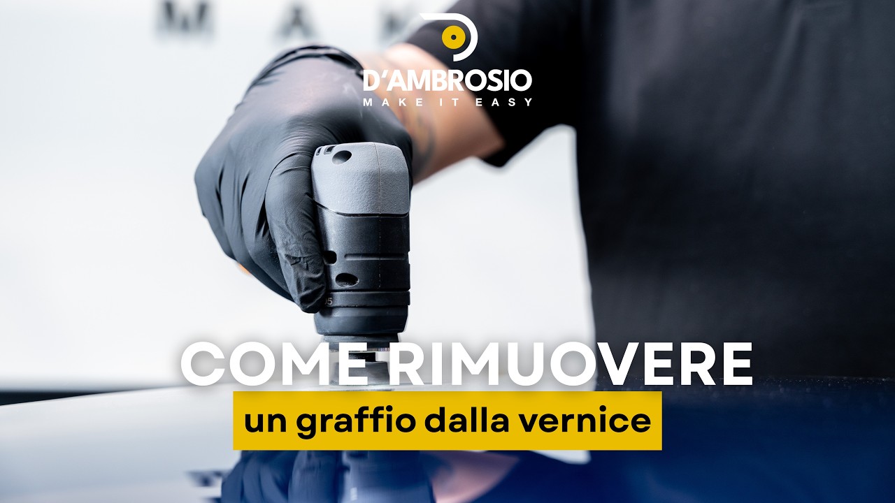 Come rimuovere il graffio post- verniciatura