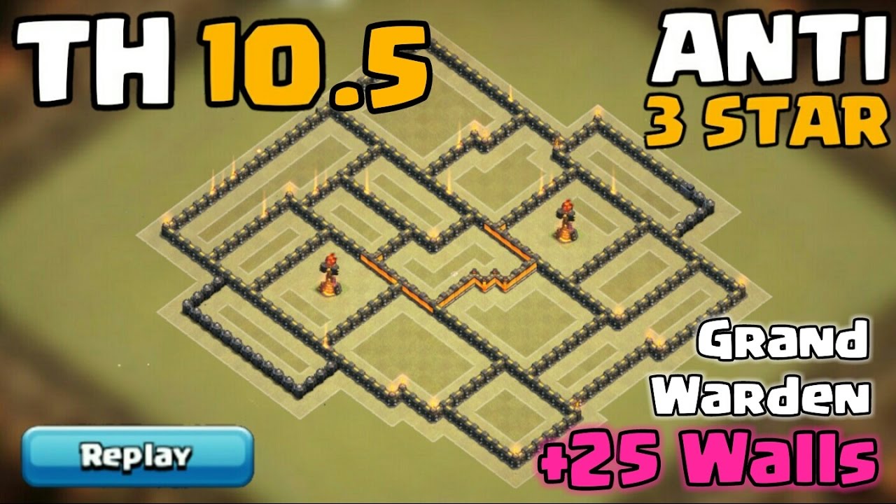 Town Hall 10.5 War Base | Anti 3 Star | Extra Walls, No Eagle, No 4th XBow | Clash Of Clans