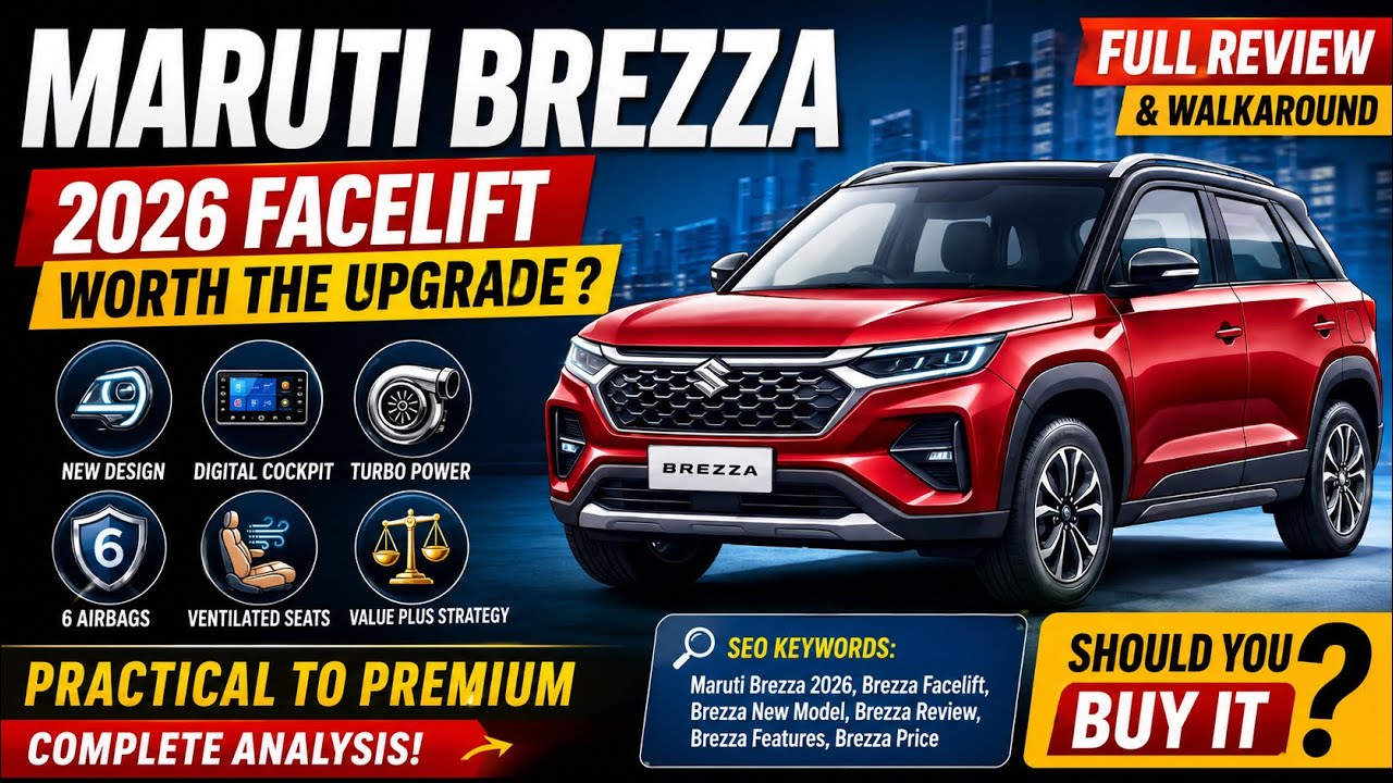 Brezza 2026 Facelift: Ab Creta aur Seltos Ka Kya Hoga? 😱🔥