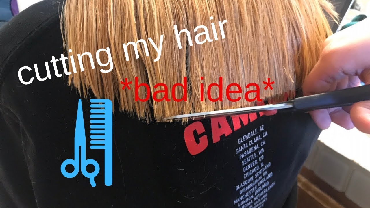 Letting my friends cut my hair *bad idea*
