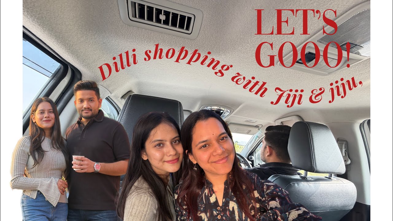 ✨ A Day Out in Delhi with Jiju & Jiji | Chandni Chowk Vlog 🛍️🍴🚋