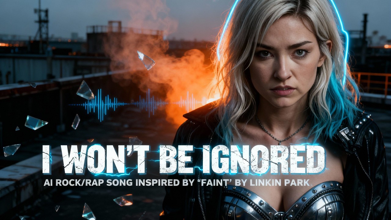 I WON’T BE IGNORED – AI Rock/Rap Song Inspired by ‘Faint’ (Linkin Park Style)