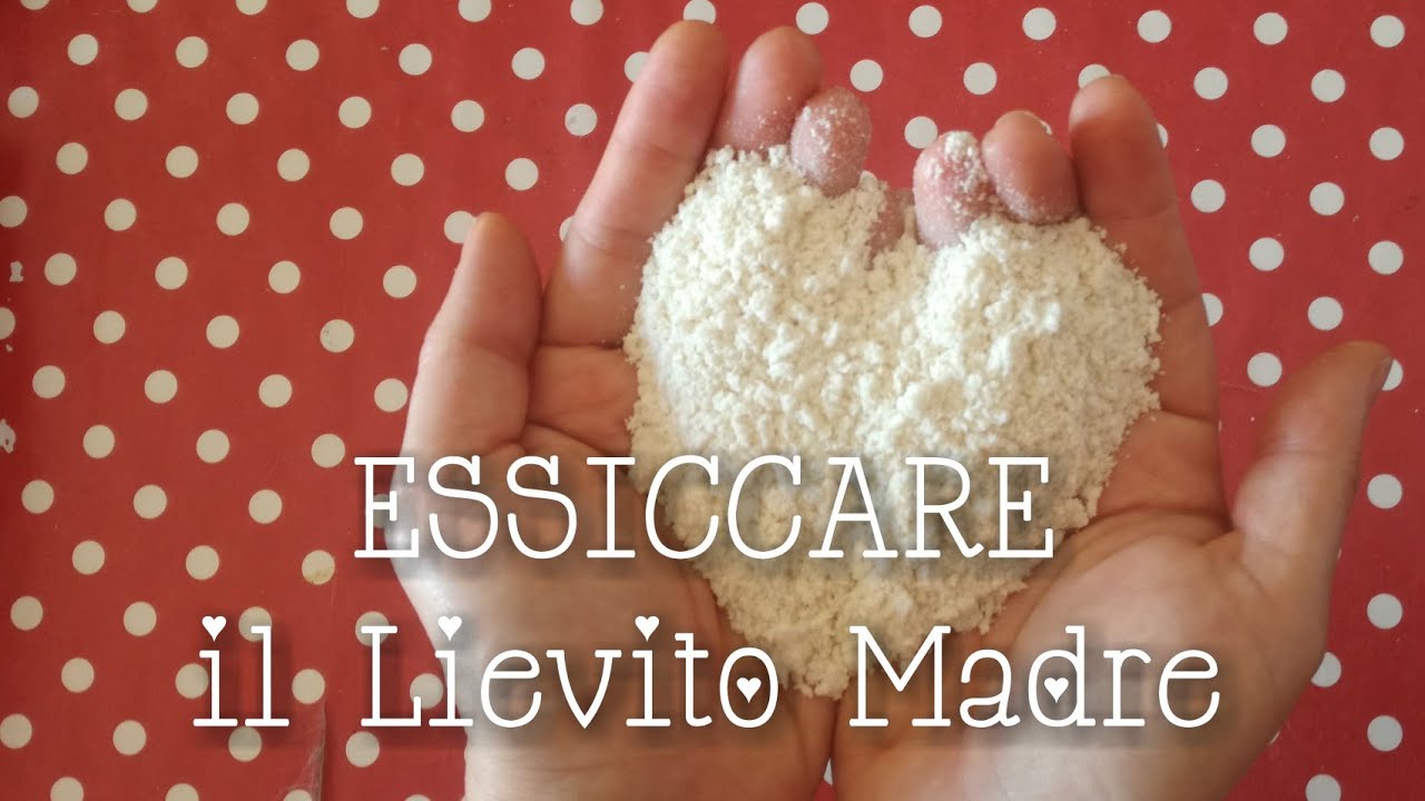 ESSICCARE il Lievito Madre