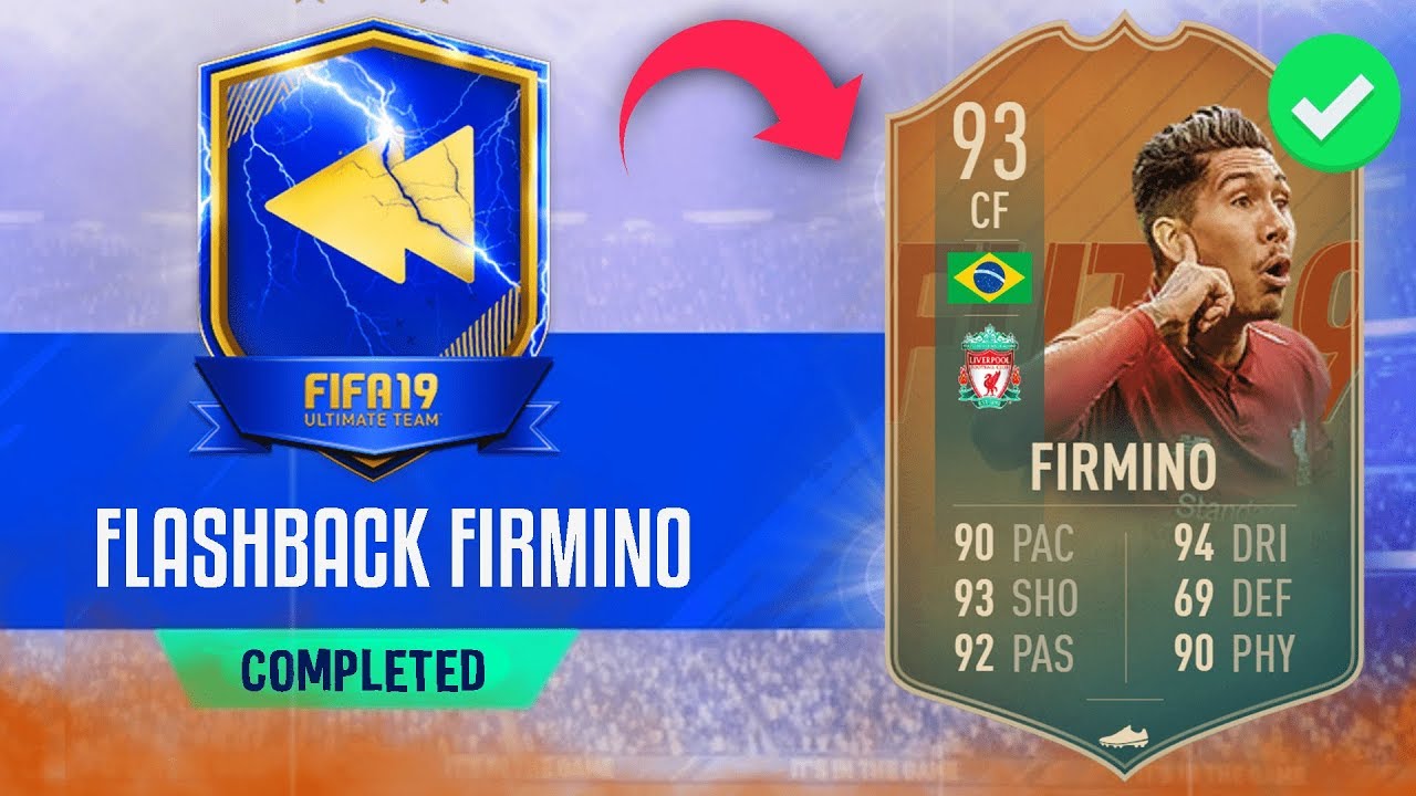 93 'FLASHBACK' FIRMINO SBC CHEAPEST SOLUTION - #FIFA19 93 Roberto Firmino Flashback SBC Cheap Way