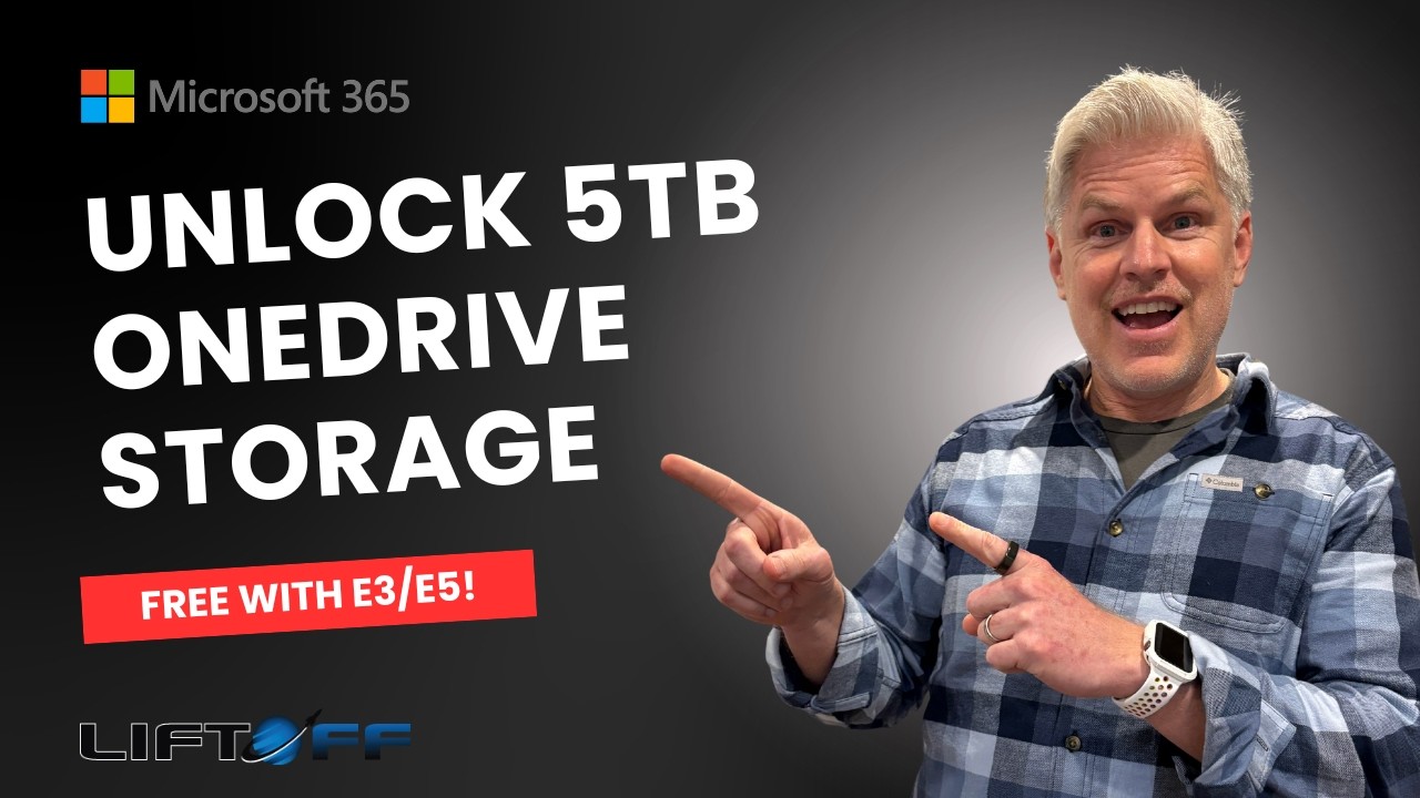 Разблокируйте 5 ТБ хранилища Microsoft 365 OneDrive (БЕСПЛАТНО при покупке подписок E3 и E5!)