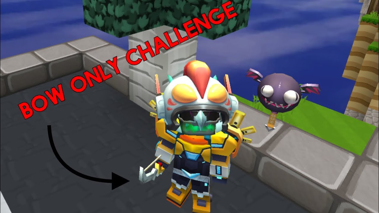 Blockman Go Bedwars but I can ONLY ATTACK with a BOW ( Blockman Go Bedwars ) - SecretAgent