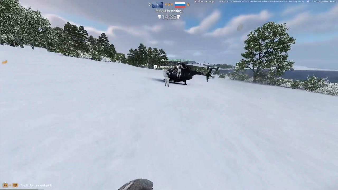 ARMA Reforger on PS5 Pro WCS