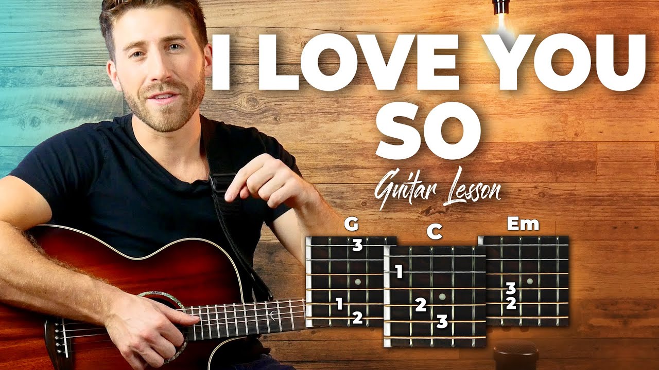 I Love You So Guitar Tutorial - The Walters (EASY CHORDS guitar lesson)