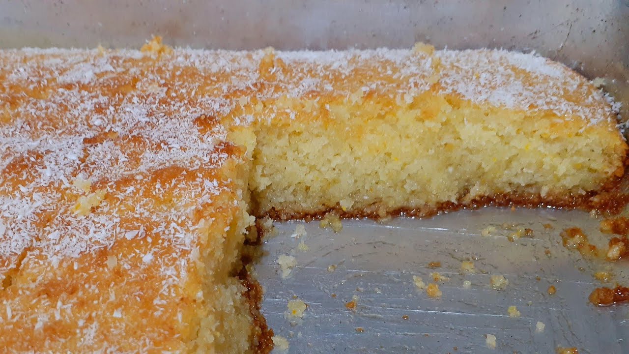 كيك رواني باللبن🥧 حجم عائلى ف الخلاط 😉بطريقتي المعتمده👌 بتكات جديده لطعم حكايه⁉️👏