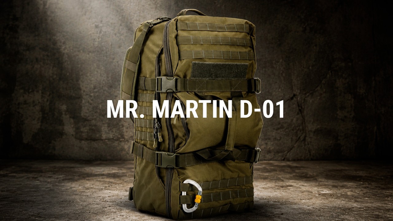 Mr. Martin (Мистер Мартин) D-01 - обзор тактического рюкзака-трансформера (рюкзак-сумка)